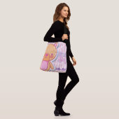 Aangepaste kleertas Hallo Baby Crossbody Tas (Op model)