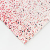 Aangepaste kleindochter Roze Unicorn Fleece Deken (Hoek)