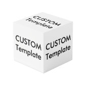 Aangepaste kleine 4 "x 4" foto kubus (Voorkant hoekig)