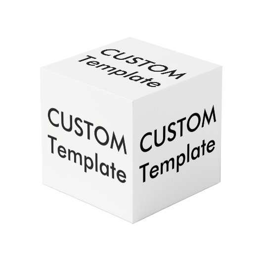 Aangepaste kleine 4 "x 4" foto kubus (Voorkant hoekig)