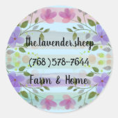 Aangepaste kleine bedrijven adverteren Stickers (Voorkant)