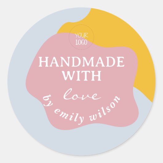 Aangepaste kleine bedrijven benodigdheden Verpakki Ronde Sticker (Voorkant)