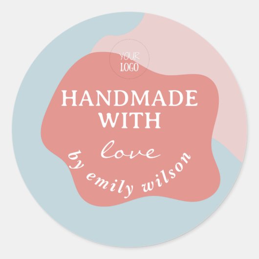 Aangepaste kleine bedrijven benodigdheden Verpakki Ronde Sticker (Voorkant)