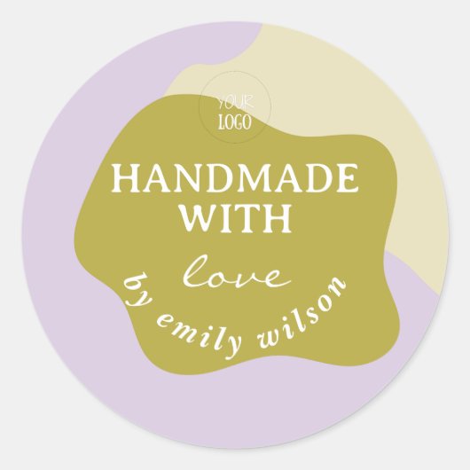 Aangepaste kleine bedrijven benodigdheden Verpakki Ronde Sticker (Voorkant)