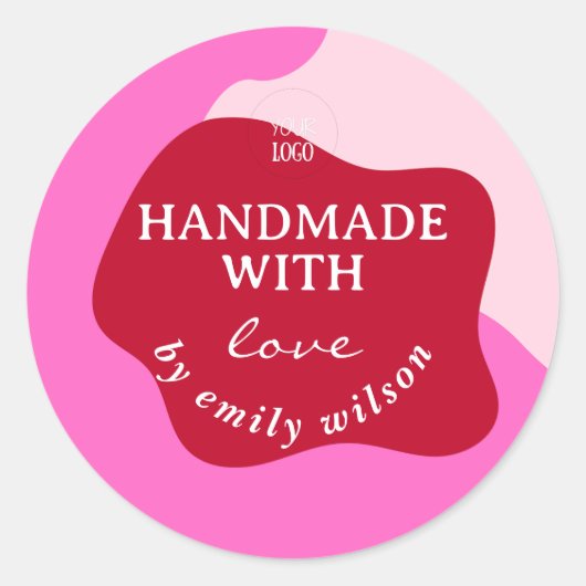 Aangepaste kleine bedrijven benodigdheden Verpakki Ronde Sticker (Voorkant)