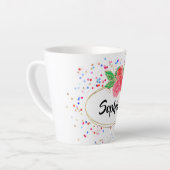 Aangepaste kleine beker, glitter-meisje latte mok (Linkerhoek)