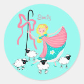 Aangepaste kleine Bo Peep Sticker (Voorkant)