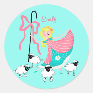Aangepaste kleine boepsticker ronde sticker