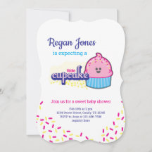 Aangepaste kleine Cupcake Baby shower