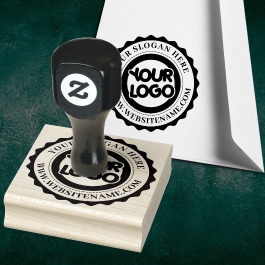 Aangepaste kleine en grote bedrijven rubberstempel