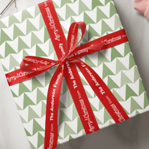 Aangepaste, kleine kerstdagen voor elke aangepaste satijnen lint