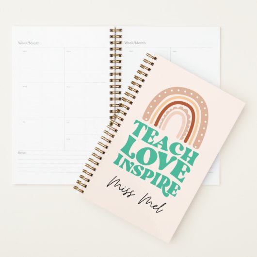 Aangepaste kleine leerlingplank planner (Display)