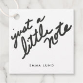 Aangepaste kleine notitieboekjes bedankjes labels (Voorkant)