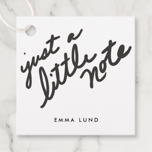 Aangepaste kleine notitieboekjes bedankjes labels (Voorkant)