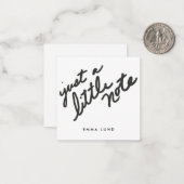 Aangepaste kleine notitieboekjes notitiekaartje (Voorkant / Achterkant in situ)