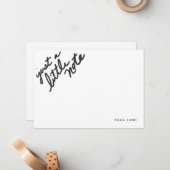 Aangepaste kleine notitieboekjes notitiekaartje (Voorkant / Achterkant in situ)