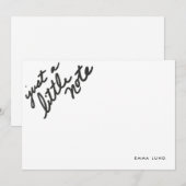 Aangepaste kleine notitieboekjes notitiekaartje (Voorkant / Achterkant)