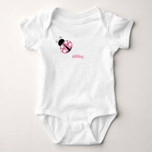 Aangepaste kleine roze luis romper