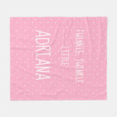 Aangepaste kleine Star Fleece Blanket (Voorkant (Horizontaal))