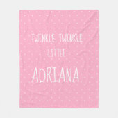 Aangepaste kleine Star Fleece Blanket Deken (Voorkant)