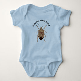 Aangepaste kleine Stinker Brown Stink Bug Romper