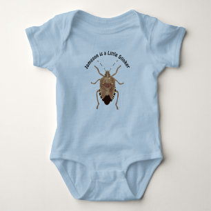 Aangepaste kleine Stinker Brown Stink Bug Romper