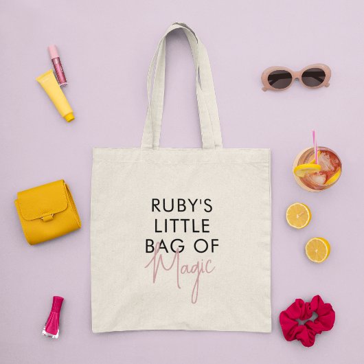 Aangepaste kleine tas met magie Minimalistisch mod