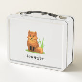 Aangepaste kleine vos terug naar school (Achterkant)