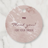 Aangepaste kleine zakelijke benodigdheden verpakki bedankjes labels (Voorkant)