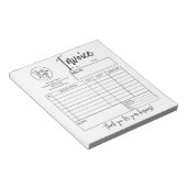 Aangepaste kleine zakelijke laptop voor factuur lo notitieblok (Schuin)