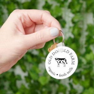 Aangepaste Kleinschalige Boerderij Kleine Ondernem Sleutelhanger