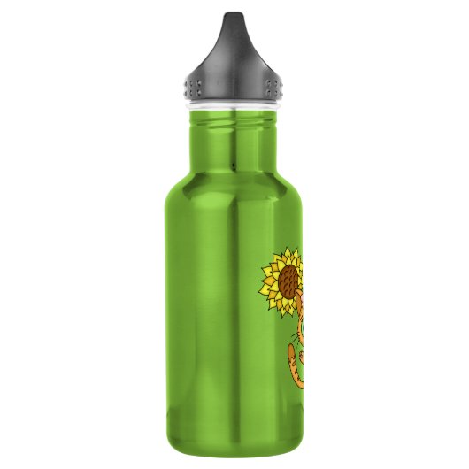 Aangepaste klep van de kutkat Kawaii Waterfles (Links)