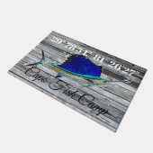 Aangepaste klepdeur voor zeevis met laag en lang deurmat (Schuin)