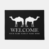 Aangepaste klepmat met kamelenontwerp deurmat (Voorkant)