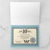 Aangepaste kleur 10-jarige uitreiking van arbeidsb kaart (Binnen)