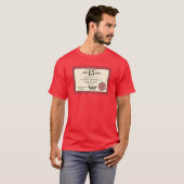 Aangepaste kleur 15-jarige uitreiking van arbeidsb t-shirt (Voorkant volledig)