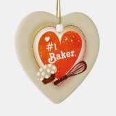 Aangepaste kleur #1 Baker Kerstboom ornament (Rechts)