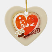 Aangepaste kleur #1 Baker Kerstboom ornament (Voorkant)