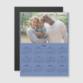 Aangepaste kleur 2019: Kalenderfotomagneet (Voorkant / Achterkant)