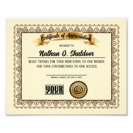 Aangepaste kleur 20-jarige uitreiking van arbeidsb foto afdruk (Voorkant)