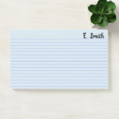 Aangepaste kleur aangepast groot blauw post-it® notes (Kantoor)