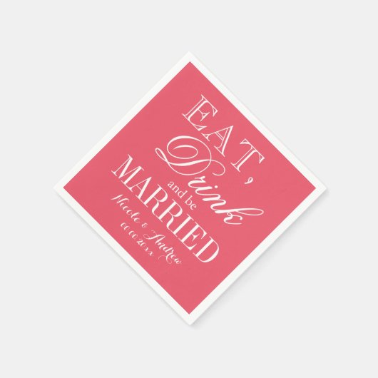 Aangepaste kleur achtergrond papier bruiloft serve servet (Hoek)