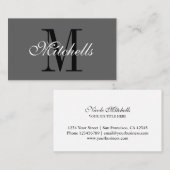 Aangepaste kleur achtergrond visitekaartsjabloon visitekaartje (Voorkant / Achterkant)