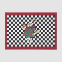 Aangepaste kleur Alice in Wonderland White Rabbit 