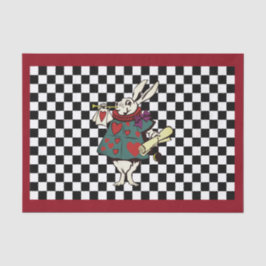 Aangepaste kleur Alice in Wonderland White Rabbit  Tissuepapier
