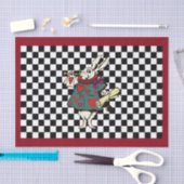 Aangepaste kleur Alice in Wonderland White Rabbit  Tissuepapier (Craft)