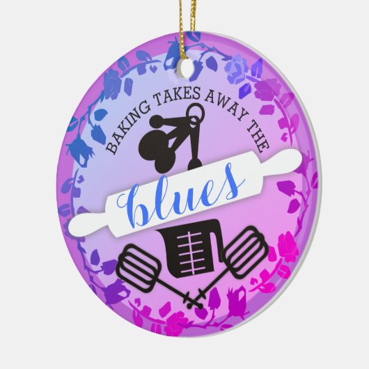 Aangepaste kleur bakgerei Kerst ornament (Links)