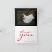 Aangepaste kleur, bedankt kaarten (Binnen)