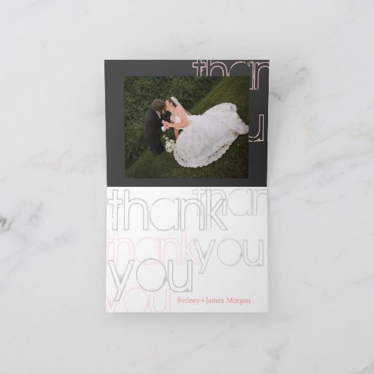 Aangepaste kleur, bedankt kaarten (Binnen)