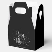 Aangepaste kleur + Bericht Happy Halloween-voorkeu Bedankdoosjes (Geopend)